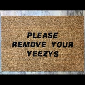 yeezys inspired doormat
